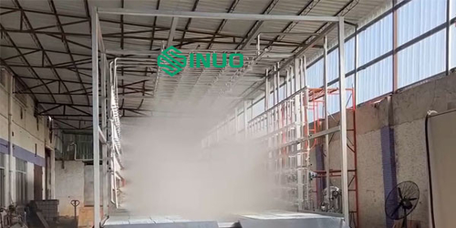 Berita perusahaan terbaru tentang Oktober Produksi Berat -- Kendaraan Penumpang Otomatis Sistem Uji Semprotan Hujan dan Kabut