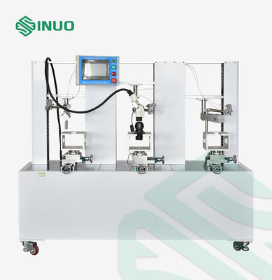 Harga yang pantas IEC 62196 Penyisipan Penarikan Pengisi Daya Mobil Listrik 1kN Alat Uji Kekuatan 3 Stasiun on line