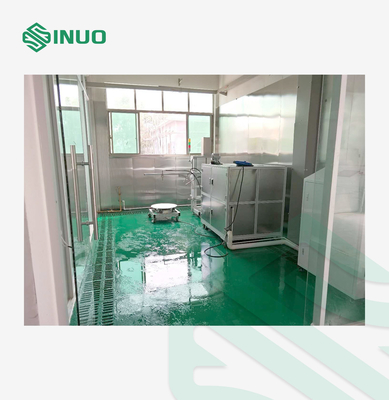 DIN40050-9 Open-Type IPX9K High-Pressure Water Resistance Test System (Sistem pengujian ketahanan air bertekanan tinggi)