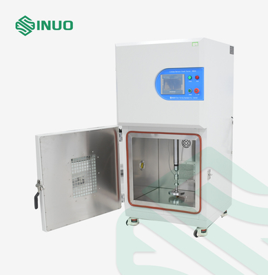 IEC62133 Dua saluran Baterai Crush dan kuku Penetration Test Chamber