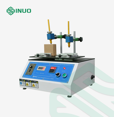 Harga yang pantas IEC 62196 Alat Uji Abrasi Label Penandaan Dua Stasiun on line