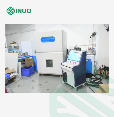 kualitas Ruang Uji Penetrasi Paku dan Penghancuran Baterai Peralatan Uji Keselamatan Baterai 300kN pabrik