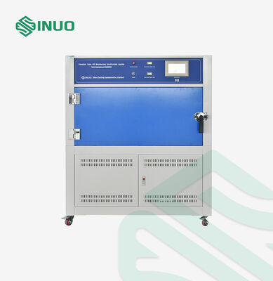 ISO 4892-82 sesuai UV dipercepat cuaca ruang uji dengan lampu UV-A atau UV-B dan semprotan air otomatis