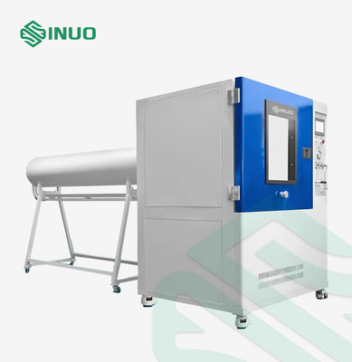 IPX5 IPX6 Peralatan Pengujian Ingress Air Horizontal Nozel Selang IEC 60529 Semprotan Air
