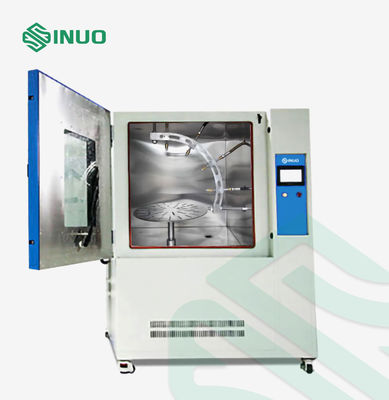 Harga yang pantas Ruang Uji Semprotan Air IEC60529 IPX9K, Penguji Terkendali PLC 80-100 bar 80°C untuk Suku Cadang Mobil Listrik on line